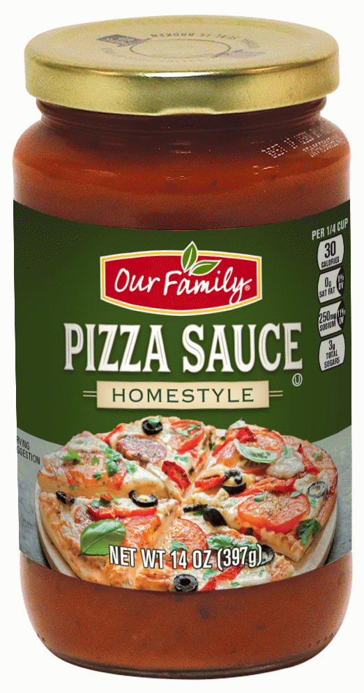 Our Family  pizza sauce, homemade style Full-Size Picture